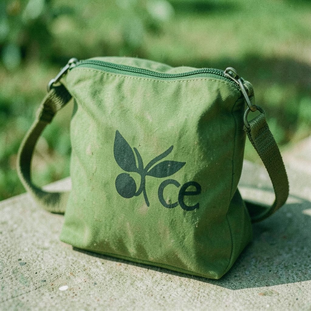 An olive drab Deuce pouch with a rugged fabric texture, shown against a clean backdrop.