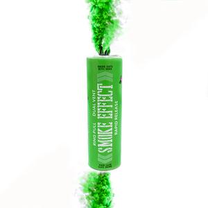 DUAL VENT RING PULL SMOKE GRENADE - RAPID RELEASE [GREEN]