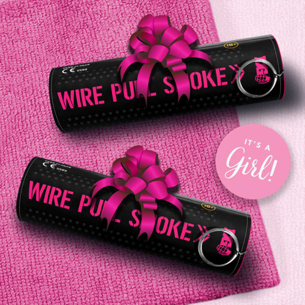 Gender Reveal Pink Smoke Grenade Pack